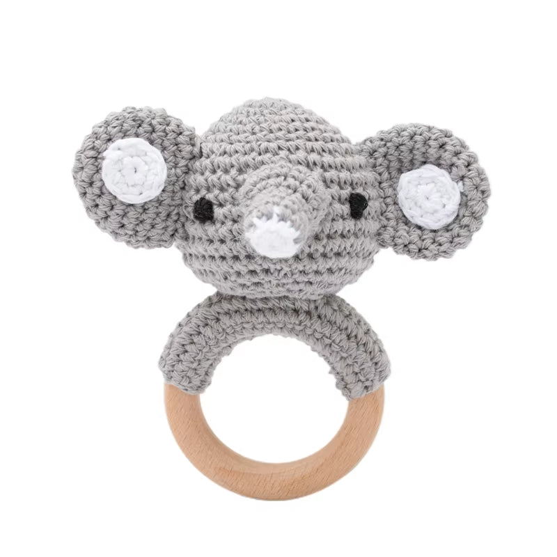 0- December Baby'S Toys Animal Crochet Rattle Toy Baby Toy Crochet Animal Toys Animal Doll Crib Products Baby Comfort Toy
