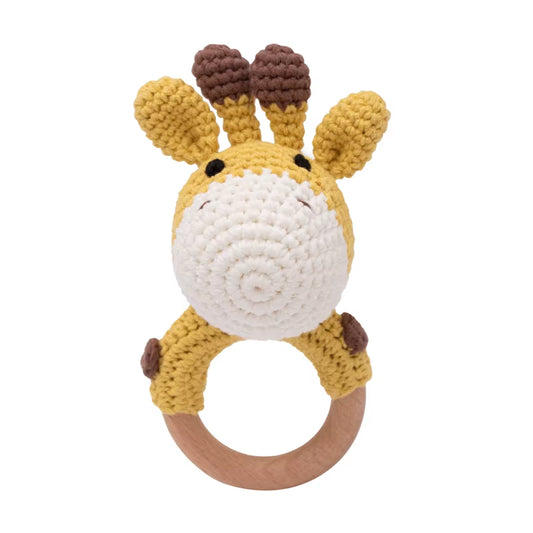 0- December Baby'S Toys Animal Crochet Rattle Toy Baby Toy Crochet Animal Toys Animal Doll Crib Products Baby Comfort Toy