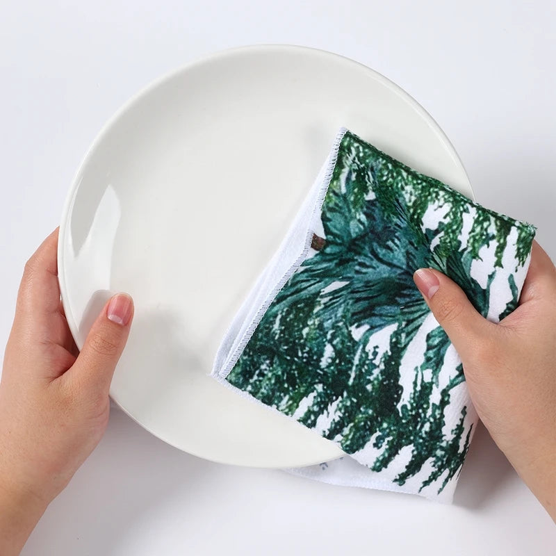 Christmas Kitchen Towels Christmas Decoration for Home 2024 Pendant Xmas Dish Towels Ornaments Navidad Natal New Year Gift 2025