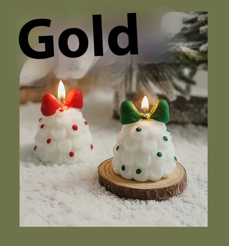 Cute Christmas Tree Scented Candles Handmade Fragrance Creative Ornaments Aromatherapy Xmas Gifts Birthday Gift Home Decor