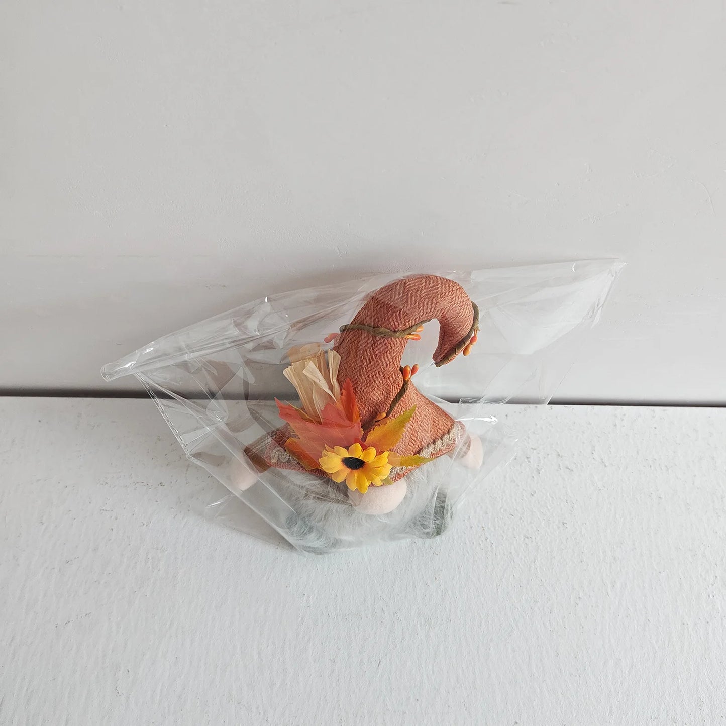 Glowing Faceless Gnomes Doll Handmade Maple Leaf Sunflower Dwarf Doll Pendant Home Autumn Thanksgiving Day Christmas Decoration