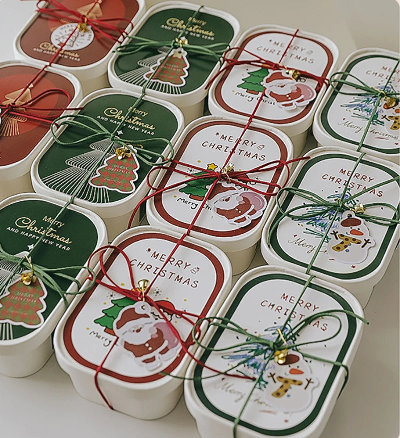 Festive Scented Candle Safe Scented Christmas Tree Candle Christmas Aromatherapy Candle Soothing For Holiday Decoration Dining