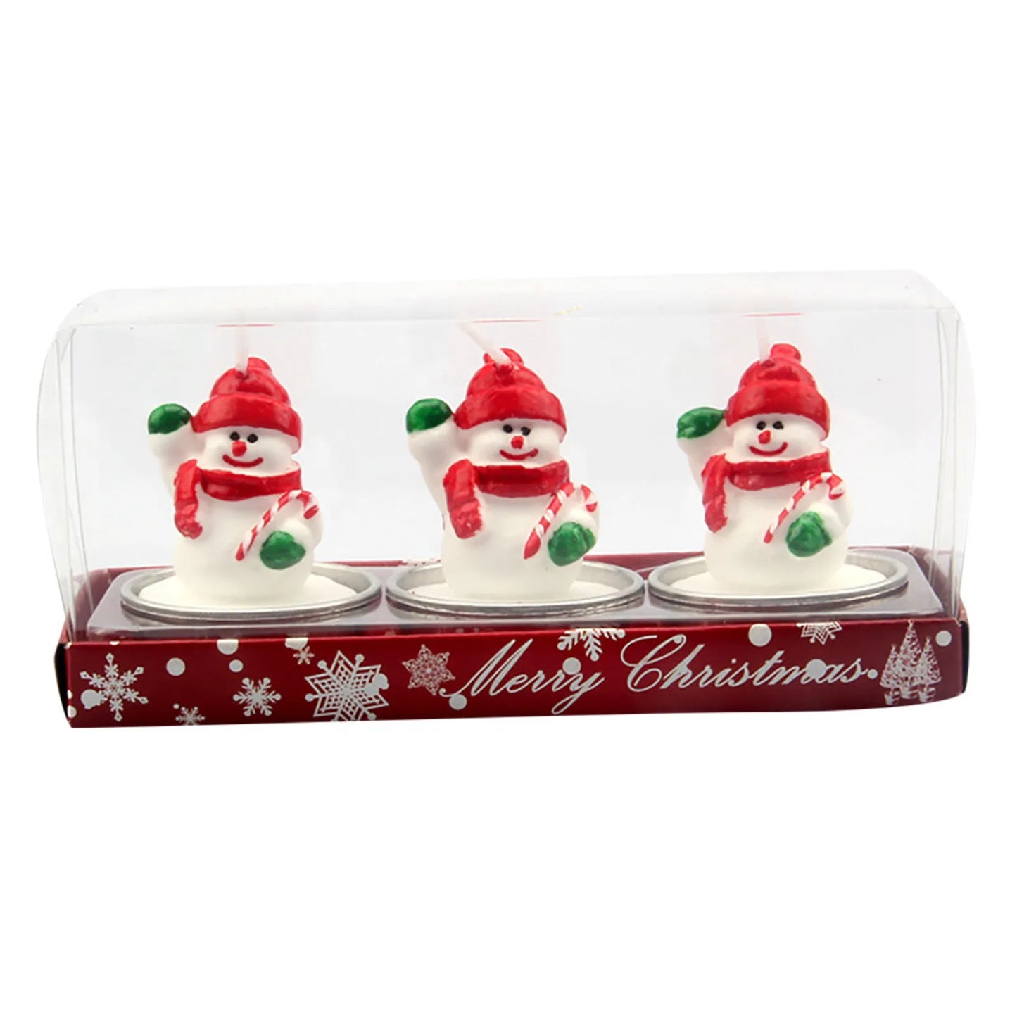 Christmas Tree Scented Candle Handmade Santa Claus Cute Soy Wax Candles Snowman Wedding Candles Home Decoration Party Xmas Gifts