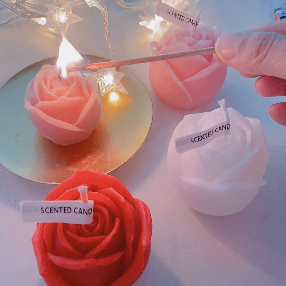 Scented Decorative Candle Aromatherapy Christmas Candles Wedding Birthday Party Decor Scented Candle Nordic Room Decor