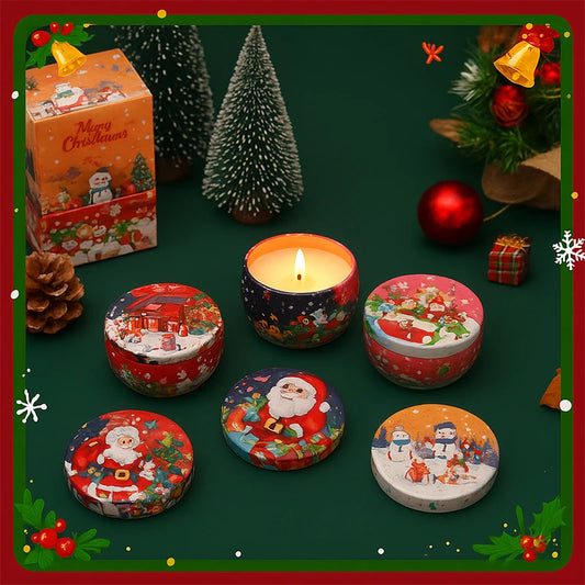 Christmas Scented Candles Set 12 Bulk Home Aromatherapy Candles Perfect Gift for Women Ideal for Candlelight Dinners Spa Baths