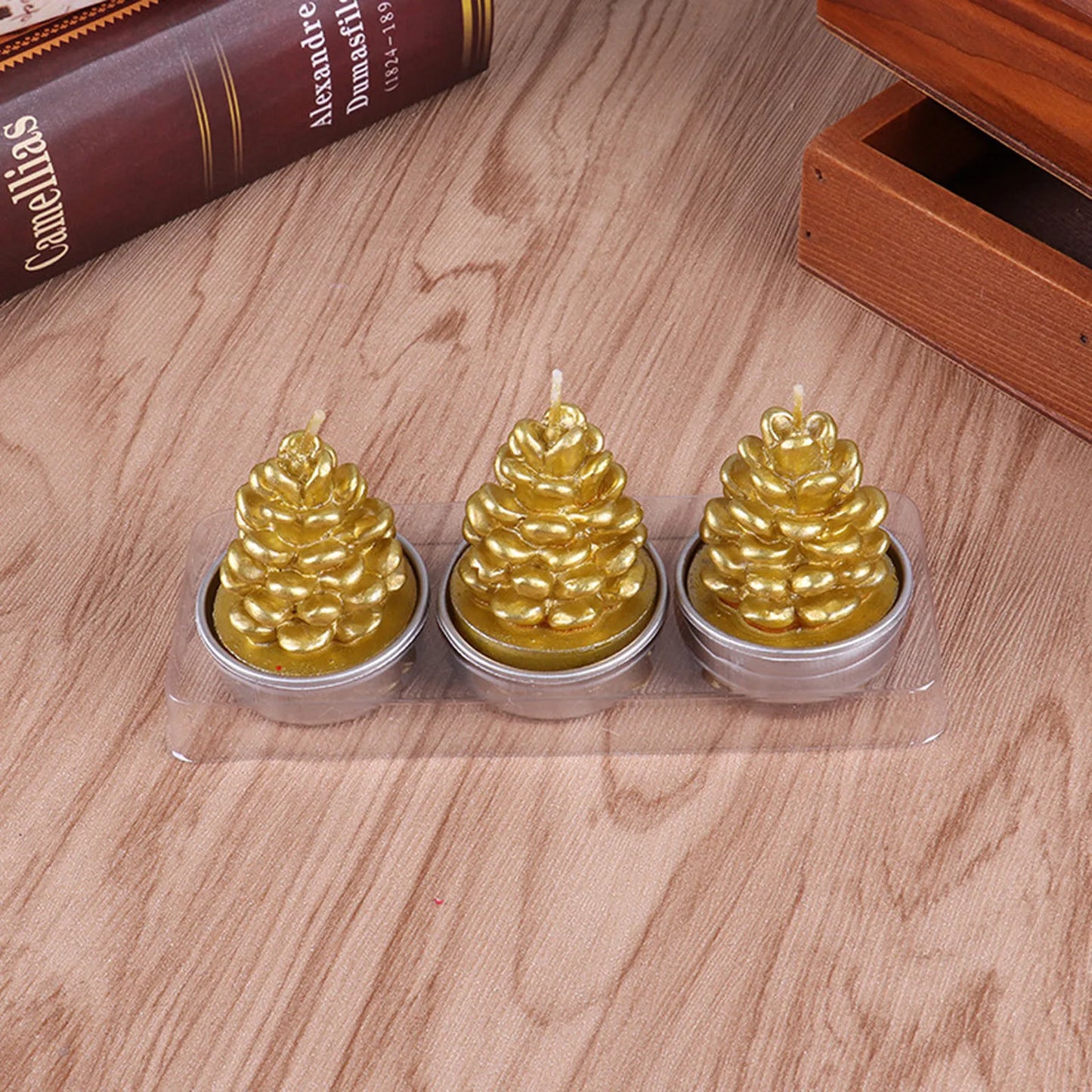 Christmas Tree Scented Candle Handmade Santa Claus Cute Soy Wax Candles Snowman Wedding Candles Home Decoration Party Xmas Gifts