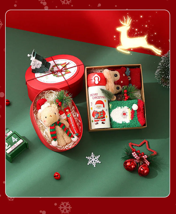 Christmas Gift Box Practical and Creative Small Gifts for Company Employees and Friends as Christmas Eve Presents Set