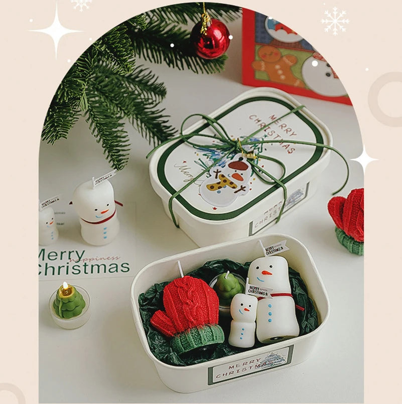 Festive Scented Candle Safe Scented Christmas Tree Candle Christmas Aromatherapy Candle Soothing For Holiday Decoration Dining