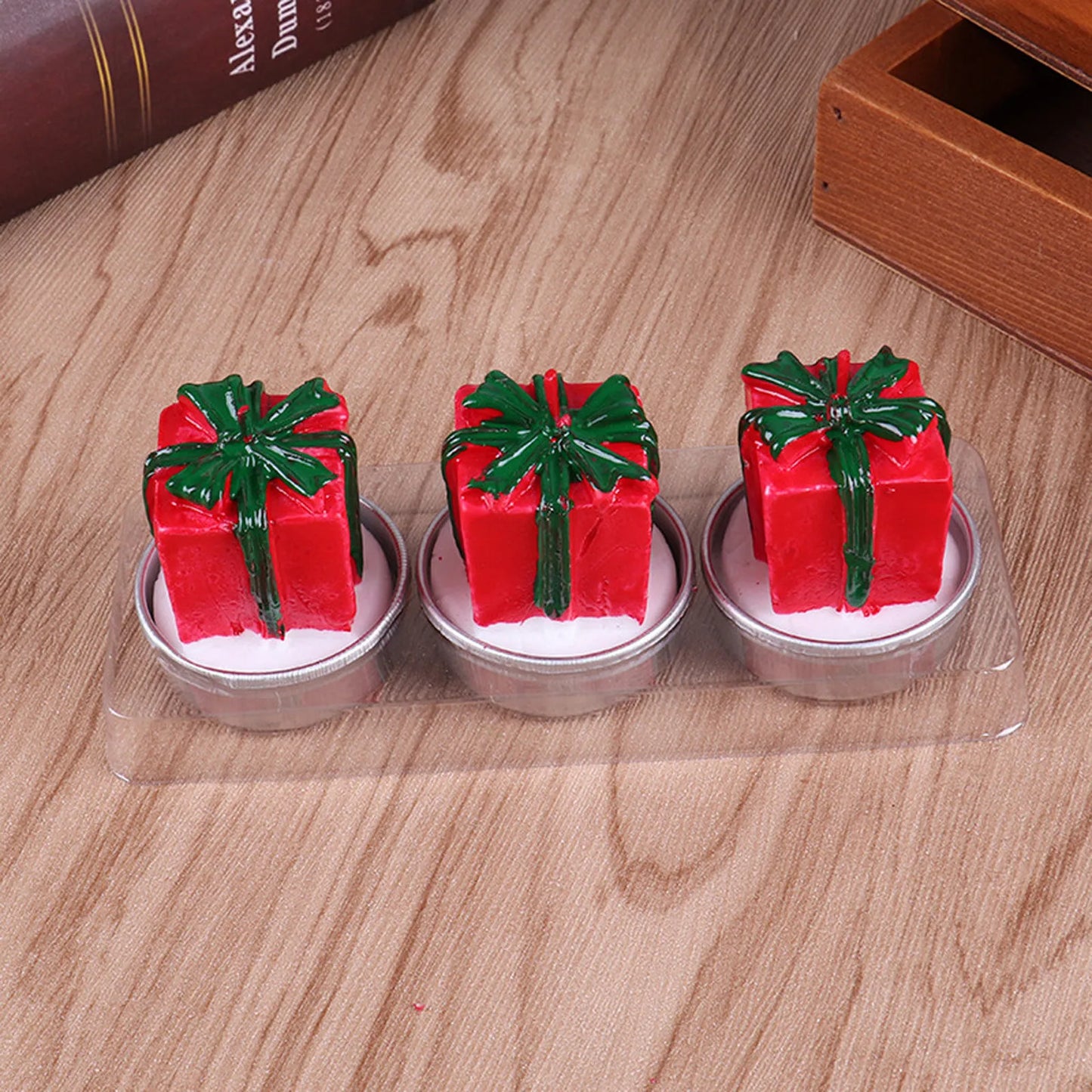 Christmas Tree Scented Candle Handmade Santa Claus Cute Soy Wax Candles Snowman Wedding Candles Home Decoration Party Xmas Gifts