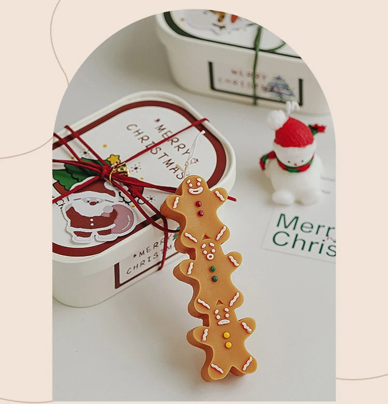 Festive Scented Candle Safe Scented Christmas Tree Candle Christmas Aromatherapy Candle Soothing For Holiday Decoration Dining