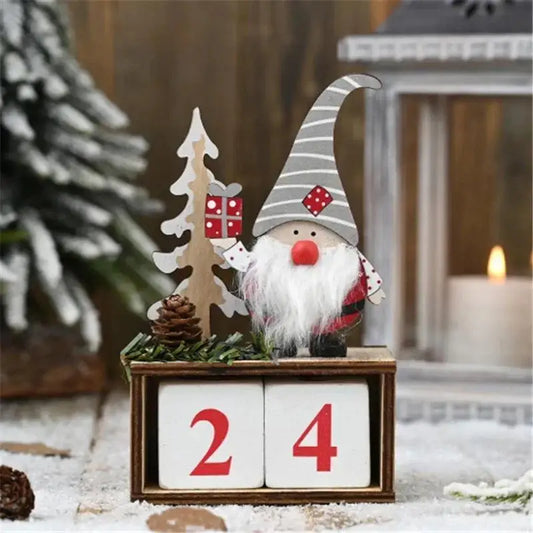 New Santa Christmas Calendar Party Home Decorate Merry Christmas New Year Gifts Santa Christmas Decor Home Fashion Accessories