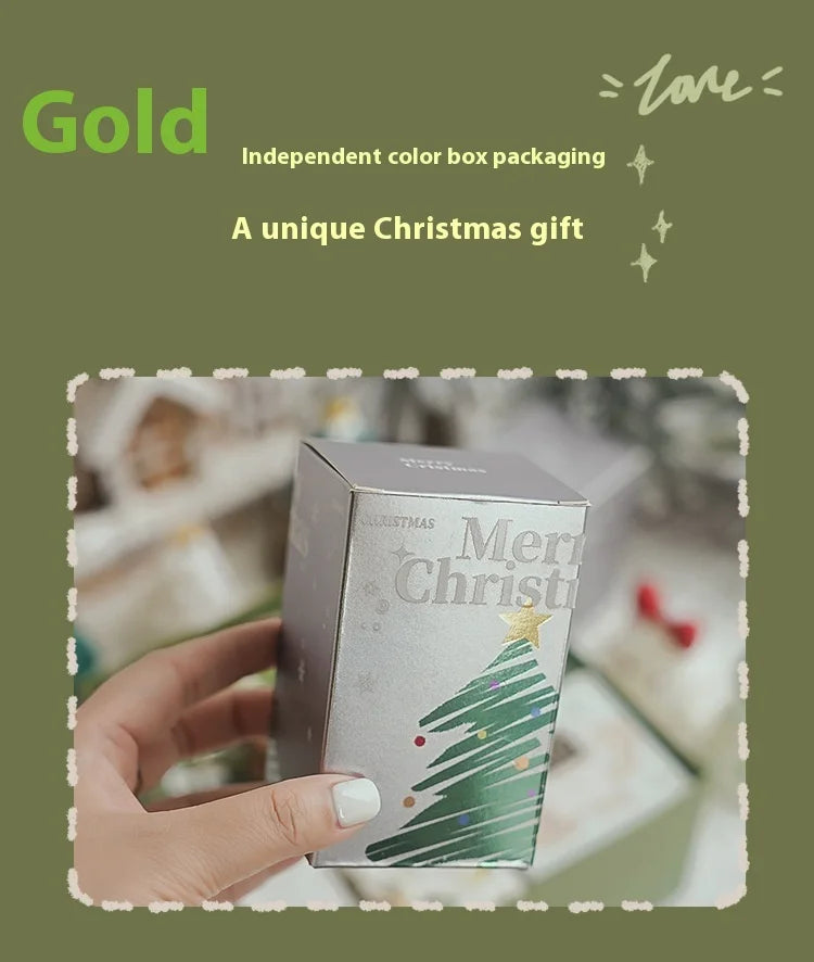 Cute Christmas Tree Scented Candles Handmade Fragrance Creative Ornaments Aromatherapy Xmas Gifts Birthday Gift Home Decor